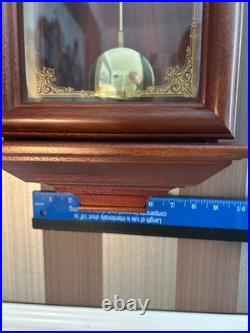 Vintage German Box Wall Clock Triple Chime Westminster Vintage German Box Wall Clock Triple Chime Westminster