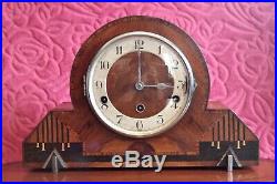 Vintage German'Haller' Mantel Clock with Westminster & Whittington Chimes