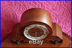 Vintage German'Haller' Mantel Clock with Westminster & Whittington Chimes