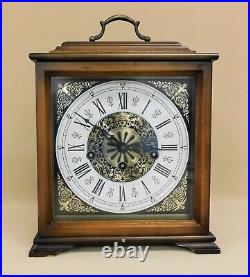 Vintage German Linden Chime Mantel Clock 8-Day