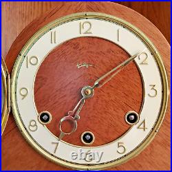 Vintage German Quarter Hour Westminster Chime Large Mantel Clock