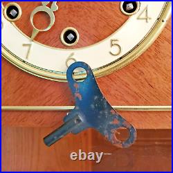 Vintage German Quarter Hour Westminster Chime Large Mantel Clock