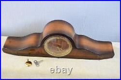 Vintage German Quarter Hour Westminster Chime Large Mantel Clock 8-Day