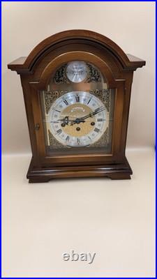 Vintage German Schmeckenbecher Mantel Clock Westminster Chime Serviced