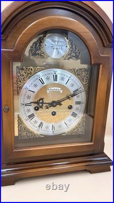 Vintage German Schmeckenbecher Mantel Clock Westminster Chime Serviced