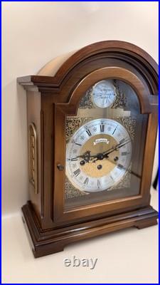 Vintage German Schmeckenbecher Mantel Clock Westminster Chime Serviced