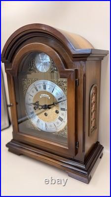 Vintage German Schmeckenbecher Mantel Clock Westminster Chime Serviced