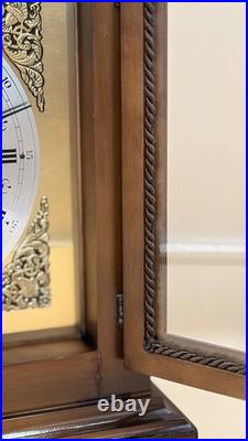 Vintage German Schmeckenbecher Mantel Clock Westminster Chime Serviced
