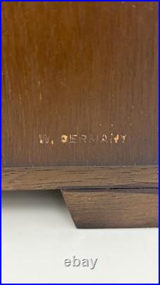 Vintage German Schmeckenbecher Mantel Clock Westminster Chime Serviced