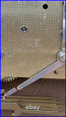 Vintage German Schmeckenbecher Mantel Clock Westminster Chime Serviced