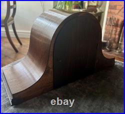 Vintage German Westminster Chime Mantel Clock Serviced Rich Tone Working