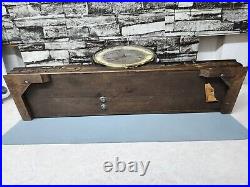 Vintage Germany Art Deco Chime 5 Hammers Mantle Clock Works. No Key