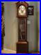 Vintage Grandfather clock Emperor West German Model, Walnut B122/18 READ