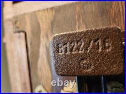 Vintage Grandfather clock Emperor West German Model, Walnut B122/18 READ