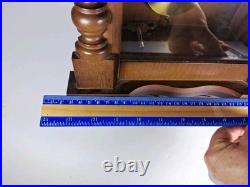 Vintage HERMLE Westminster Chime Pendulum Wall Clock &Key Parts Repair Works 31