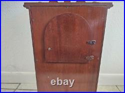 Vintage HERSCHEDE 8 Day Westminster Chime Shelf Clock Works. Very Clean example