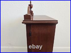 Vintage HERSCHEDE 8 Day Westminster Chime Shelf Clock Works. Very Clean example