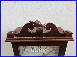 Vintage HERSCHEDE 8 Day Westminster Chime Shelf Clock Works. Very Clean example