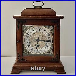 Vintage Hamilton 2 Jewels West Germany Mantle Clock 1050-020 Westminster Chimes