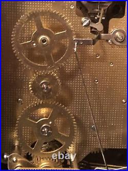 Vintage Hamilton 2 Jewels West Germany Mantle Clock 1050-020 Westminster Chimes