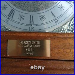 Vintage Hamilton 340-020 Westminster Chime 8 Day West Wood Mantel Clock