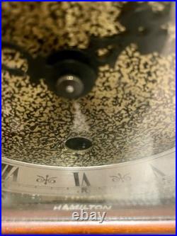 Vintage Hamilton Chime Mantel Clock Working Westminster Chime Germany UW 6/36 A