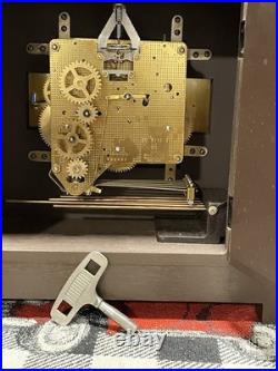 Vintage Hamilton Chime Mantel Clock Working Westminster Chime Germany UW 6/36 A