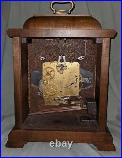 Vintage Hamilton Chiming Mantle Clock Germany 2 Jewels 340-020 Keys Exc! Runs