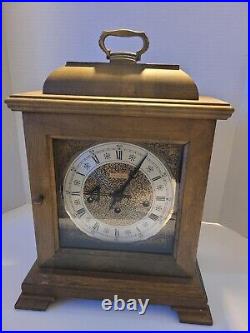 Vintage Hamilton Chiming Mantle Clock Made in W. Germany 2 Jewels 340-020 NO KEY
