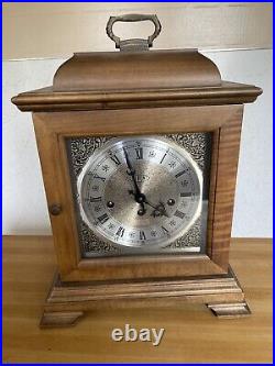 Vintage Hamilton Chiming Mantle Clock Private Dupont Face With Winding key
