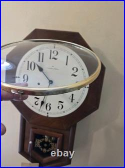 Vintage Hamilton Head Master Wall Clock Westminster Chimes Exceptional Condition