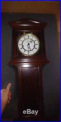 Vintage Hamilton Lancaster Jeweler's Regulator II Westminster Chime Wall Clock