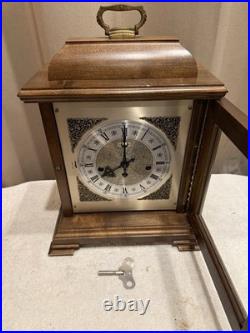 Vintage Hamilton Mantle Clock -Wheatland -Movement withWestminster Chime + Key