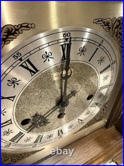 Vintage Hamilton Mantle Clock -Wheatland -Movement withWestminster Chime + Key