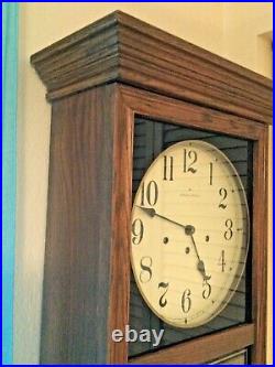 Vintage Hamilton Masterpiece Regulator Large Wall Clock Westminster Chimes