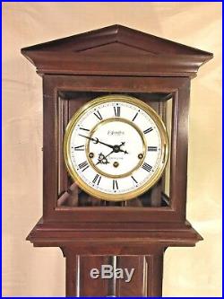 Vintage Hamilton Reg Wall Clock with Westminster Chimes Weights & Spring Driven