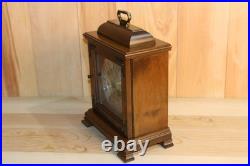Vintage Hamilton Solid Hardwood Westminster Chime Bracket Clock 1979 Works