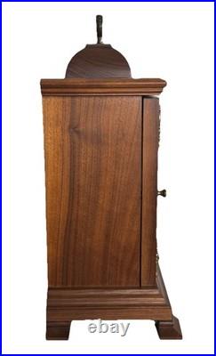 Vintage Hamilton Westminster Chime Bracket Cherry Clock Fully Serviced