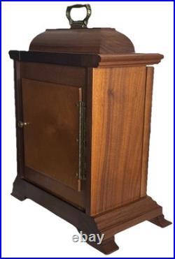Vintage Hamilton Westminster Chime Bracket Cherry Clock Fully Serviced