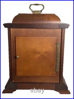 Vintage Hamilton Westminster Chime Bracket Cherry Clock Fully Serviced Vintage Hamilton Westminster Chime Bracket Cherry Clock Fully Serviced