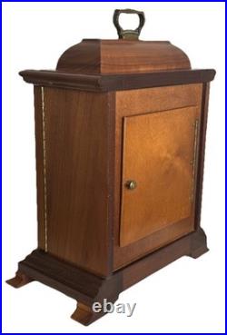 Vintage Hamilton Westminster Chime Bracket Cherry Clock Fully Serviced Vintage Hamilton Westminster Chime Bracket Cherry Clock Fully Serviced