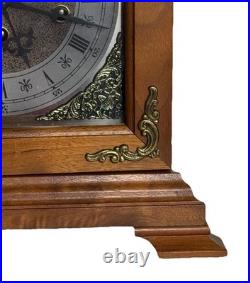 Vintage Hamilton Westminster Chime Bracket Cherry Clock Fully Serviced