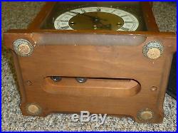 Vintage Hamilton Westminster Chime Gladwyn Shelf Mantle Clock Germany works