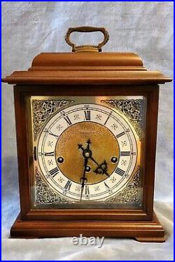 Vintage Hamilton Westminster Chime Mantle Clock West Germany WORKS