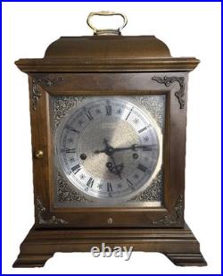Vintage Hamilton Westminster Chime Walnut Bracket Clock Fully Serviced