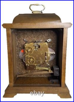 Vintage Hamilton Westminster Chime Walnut Bracket Clock Fully Serviced