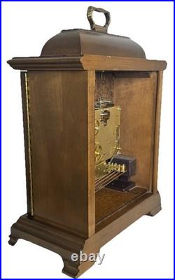 Vintage Hamilton Westminster Chime Walnut Bracket Clock Fully Serviced