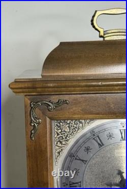 Vintage Hamilton Westminster Chime Walnut Bracket Clock Fully Serviced