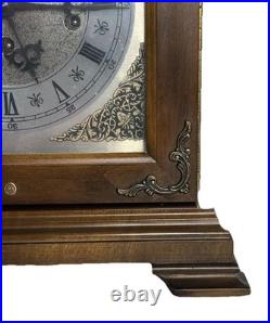 Vintage Hamilton Westminster Chime Walnut Bracket Clock Fully Serviced