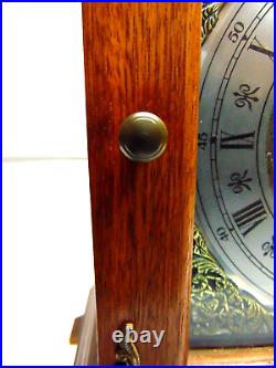 Vintage Hamilton Westminster chime oak matle clock